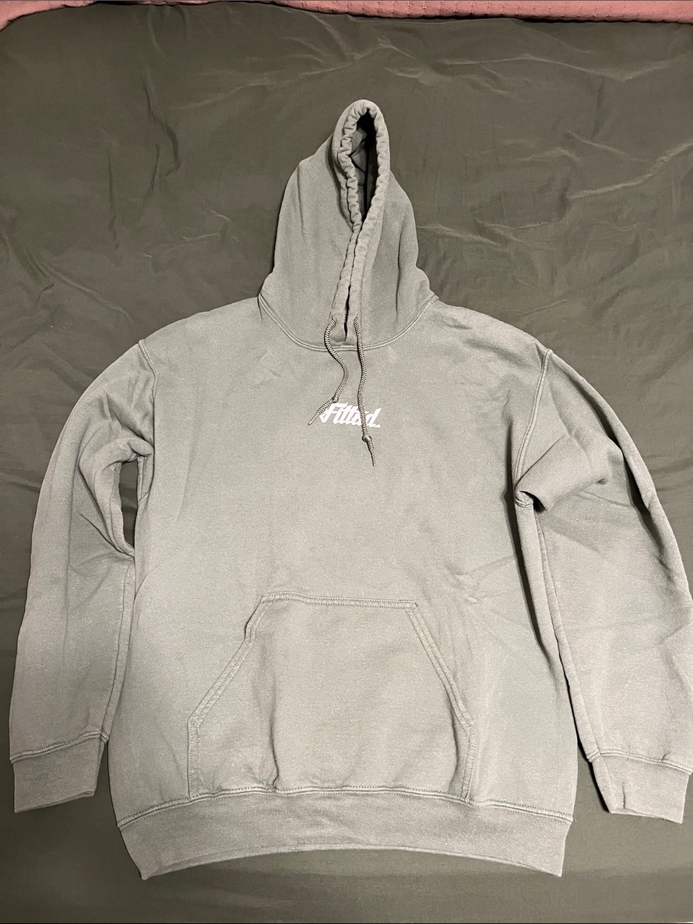 FITTED HAWAII Pullover Hooded Sweatshirt - Green